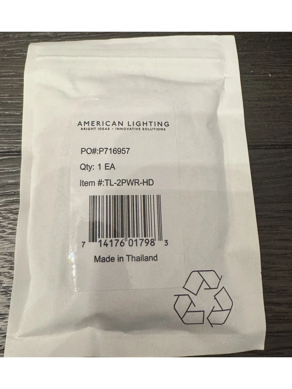 American Lighting TL-2PWR-HD 2Pin Heavy Duty Snap Connector With Cable